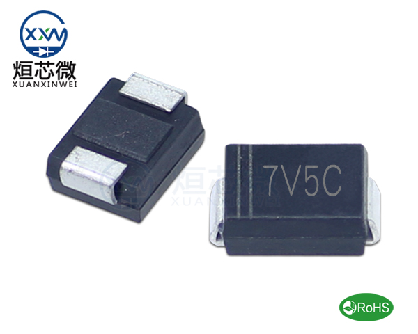 P6SMB7.5CA參數,TVS二極管P6SMB7.5CA瞬態(變)抑制二極管